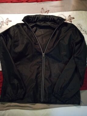 X2 Black Windbreaker Jacket